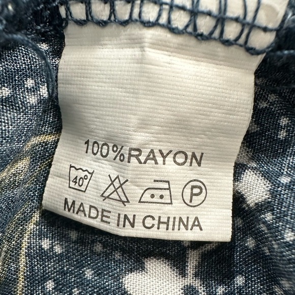 Jaase Floral Bell Sleeve Boho Blouse Tunic Festival Romantic Vibe Poet Top Small - Picture 11 of 14